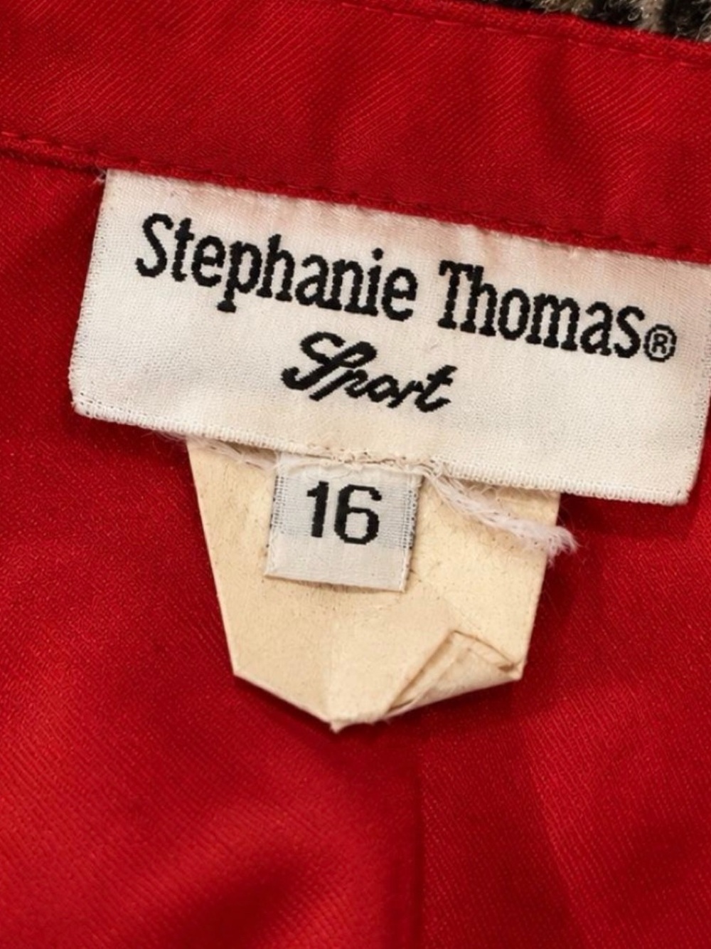 Red Leopard-Trim Button Front Jacket - Picture 3 of 5